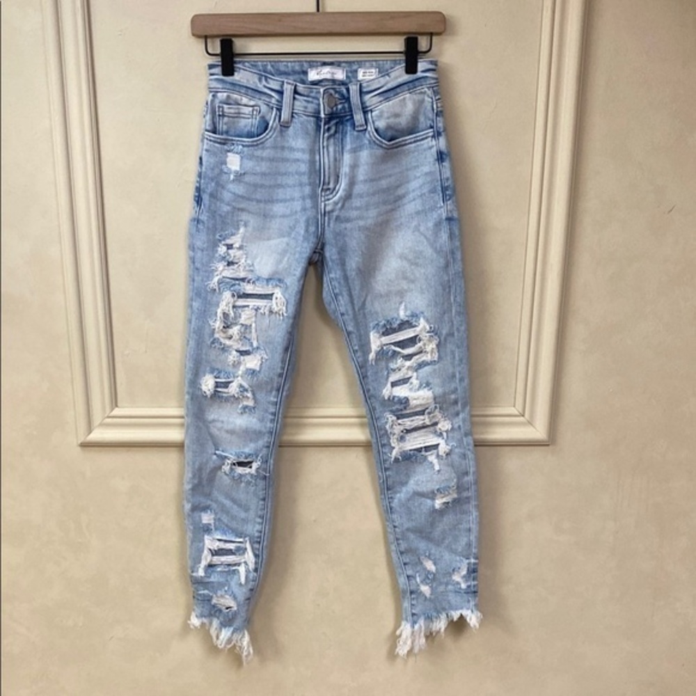 Kancan Mid-Rise Ankle Skinny Jeans Size 25